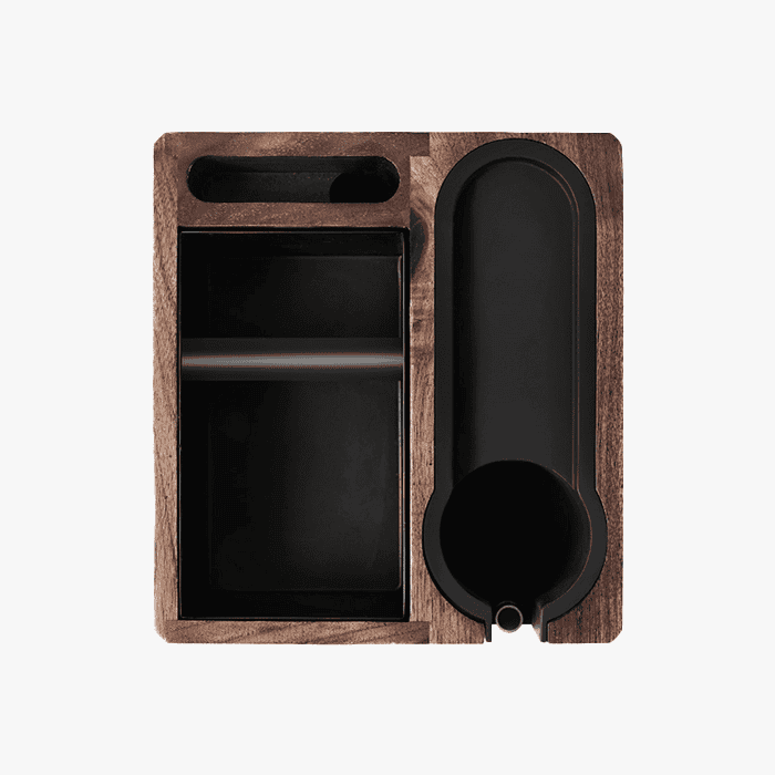 Zero Hero Walnut Knock Box view 1