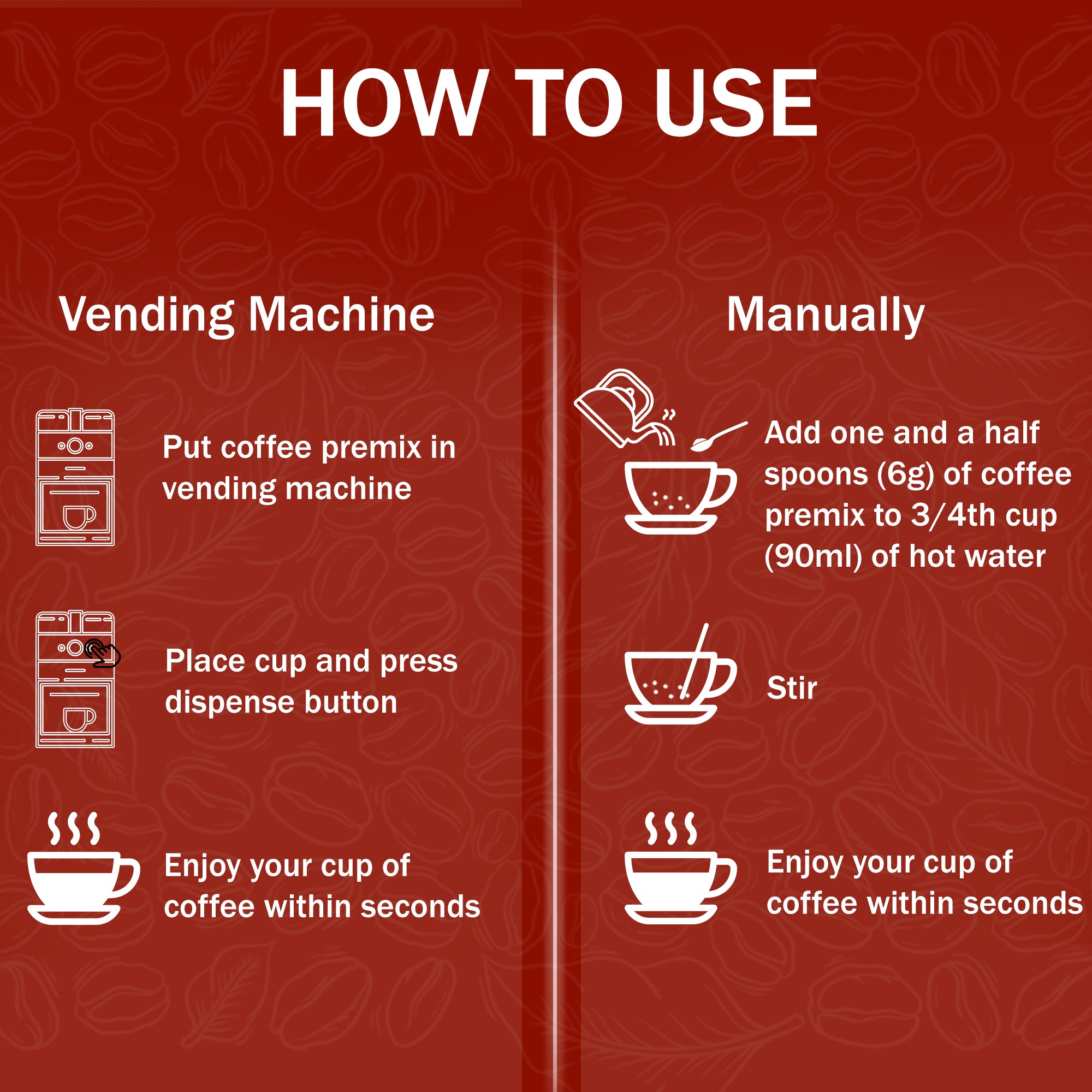 AMAZON GOLD INSTAT COFFEE PREMIX view 4