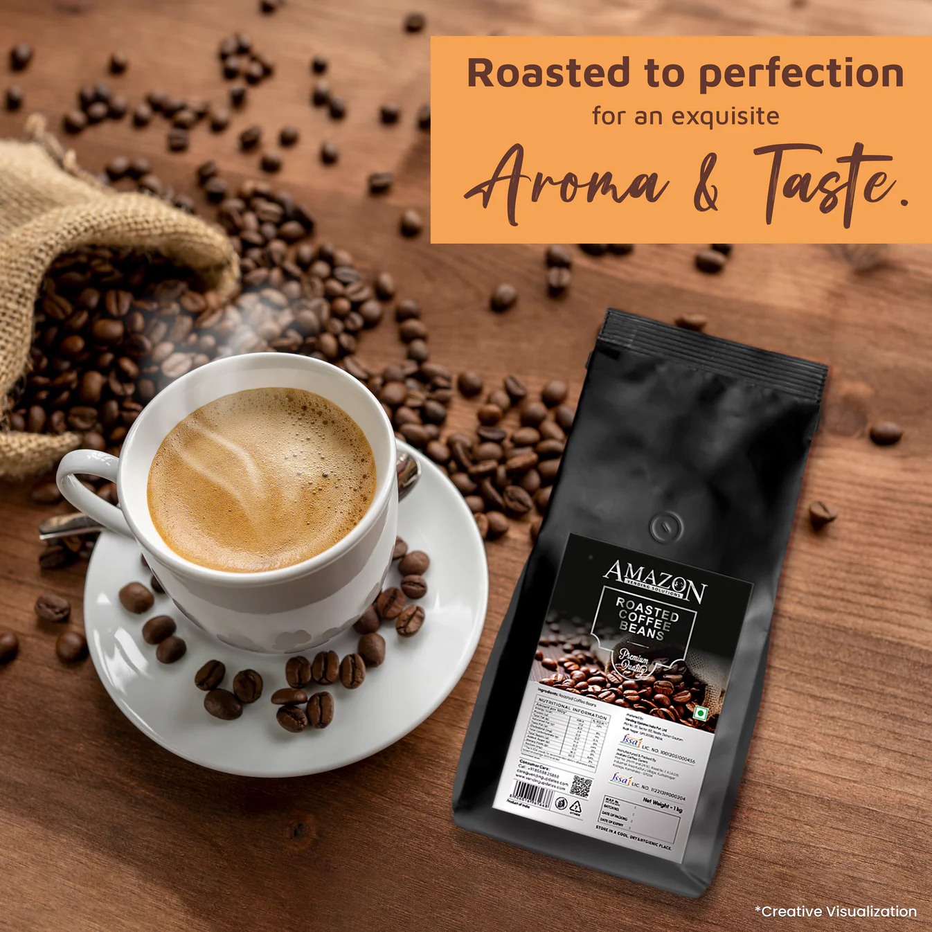 AMAZON ROASTED COFFEE BEENS view 2