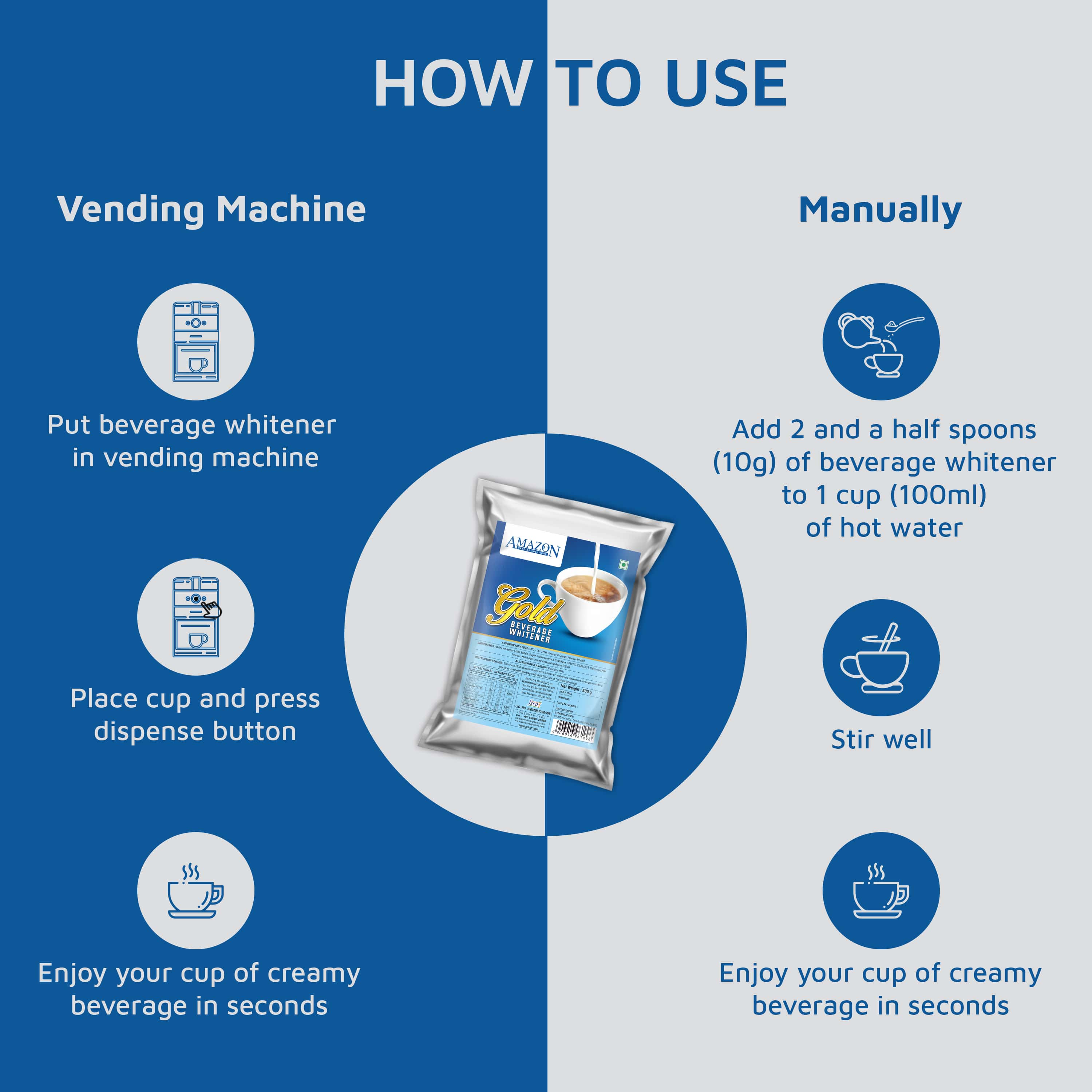 AMAZON GOLD BAVARAGE DAIRY MIX WHITNER view 6