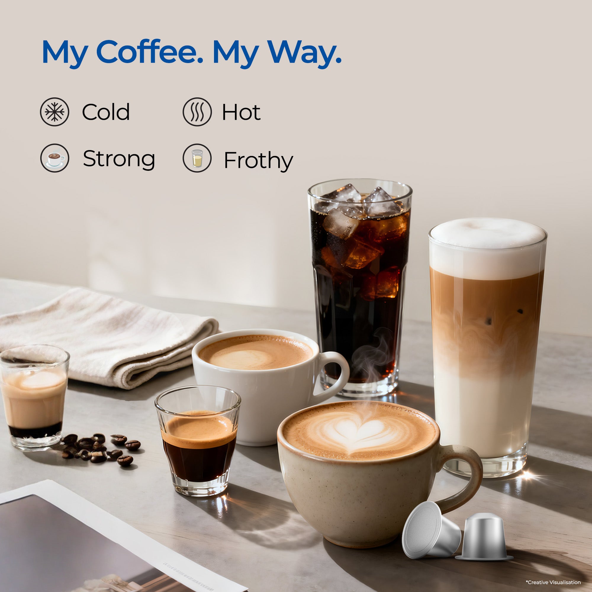 Atlantis Daylight Brew Coffee Capsules | Nespresso Compatible | Medium Dark Roast | Intensity 8 | Pack of 6 view 6