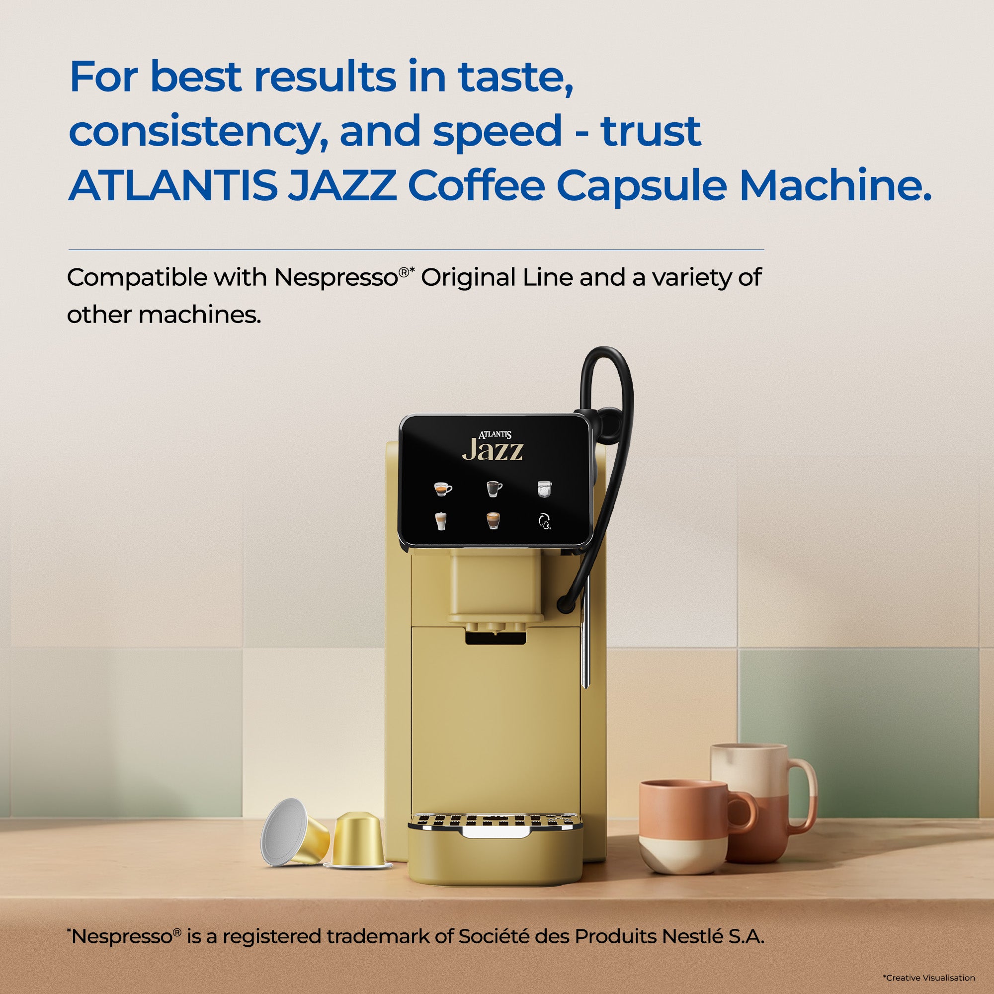 Atlantis Golden Hour Coffee Capsules | Nespresso Compatible | Medium Dark Roast | Intensity 9 | Pack of 6 view 5