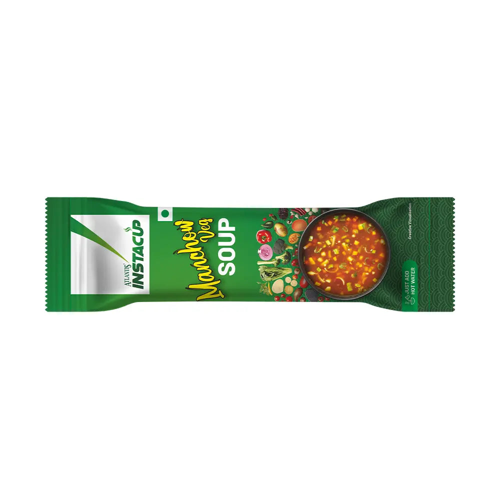 Atlantis InstaCup Manchow Veg Single Serve Sachets Soup Pack view 4