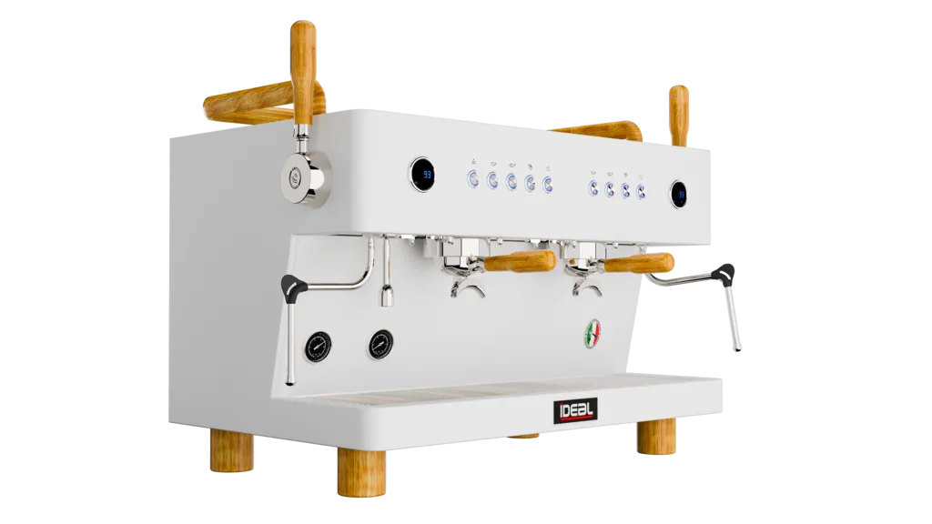 La Bella White café espresso machine