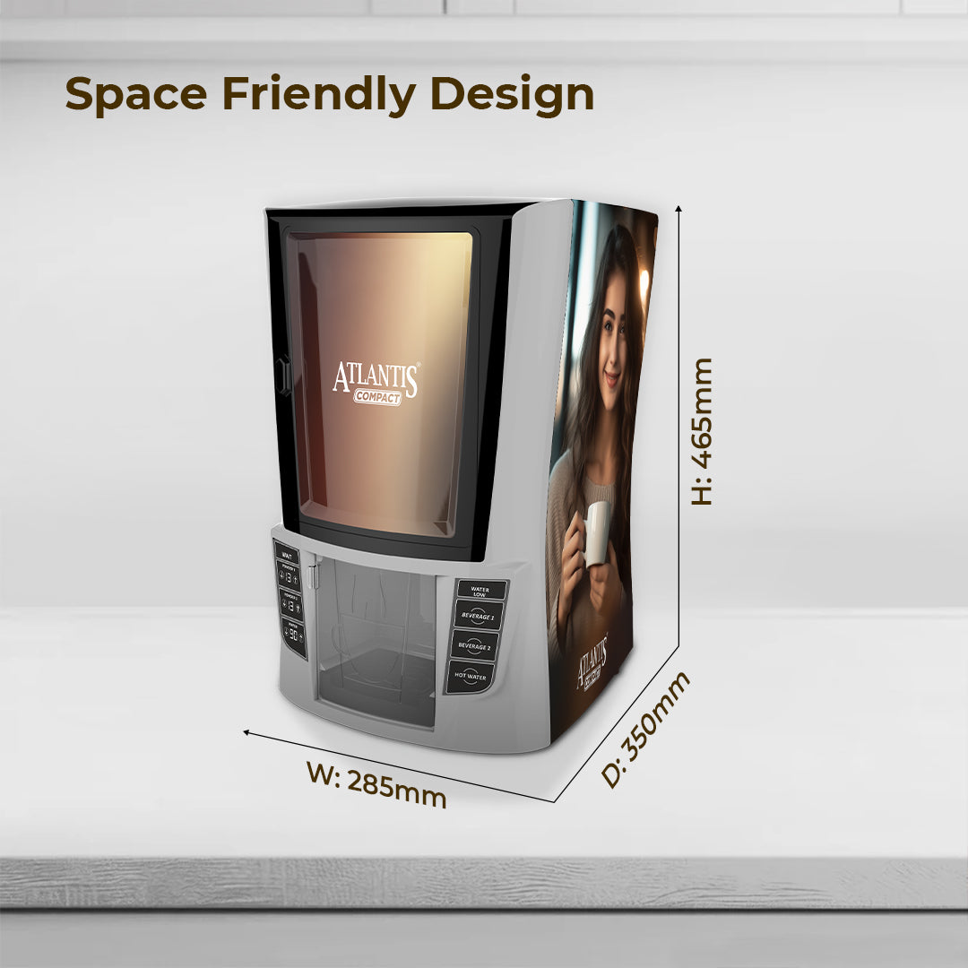 ATLANTIS COMPACT 2-Lane Hot Beverage Dispenser view 2
