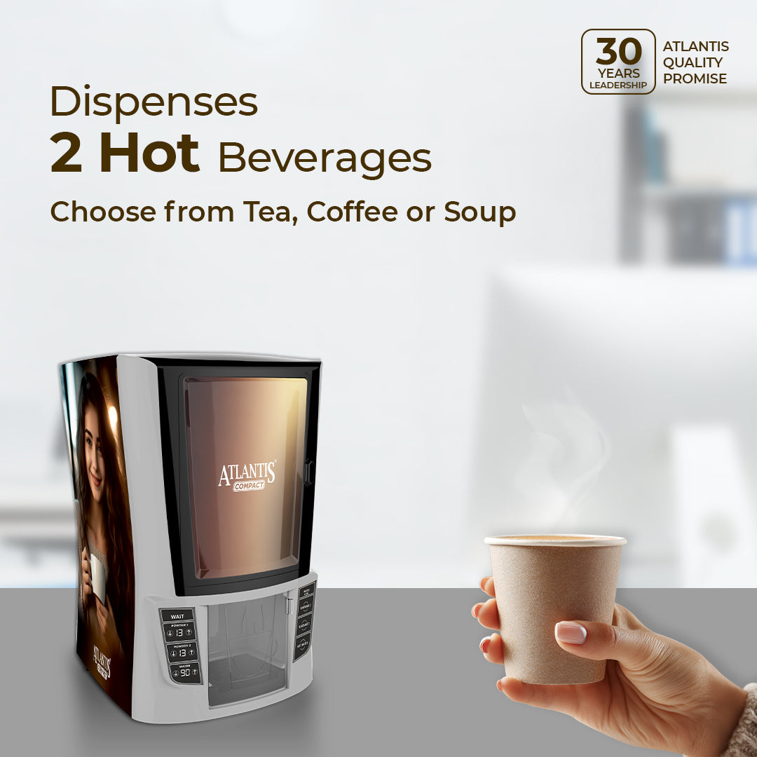 ATLANTIS COMPACT 2-Lane Hot Beverage Dispenser view 8