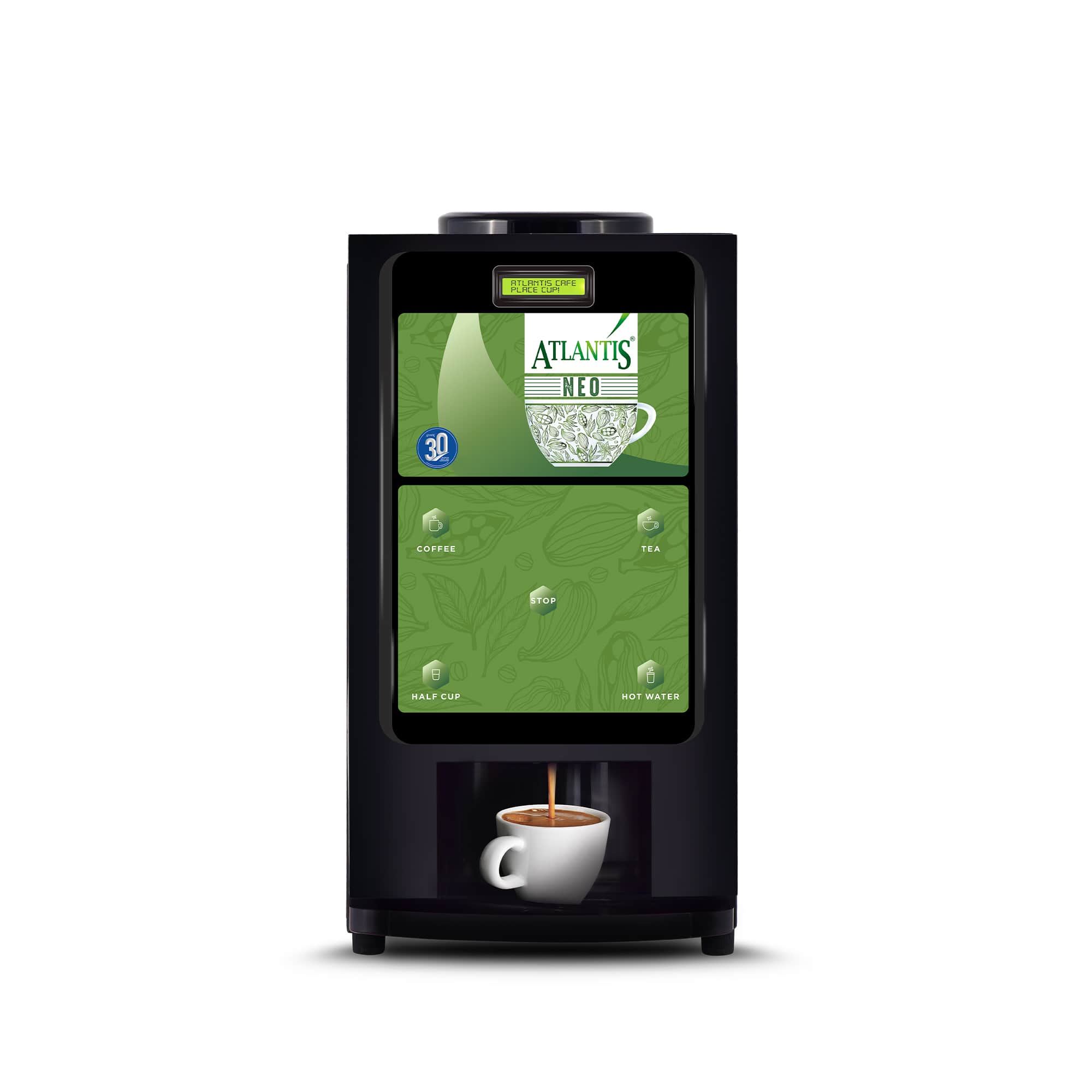 ATLANTIS NEO 2-Lane Tea and Coffee Vending Machine - Dedicated Hot Water view 8