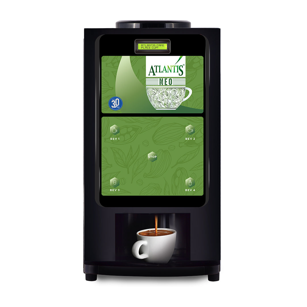 ATLANTIS NEO 4-Lane Tea and Coffee Vending Machines - Dedicated Hot Water view 1