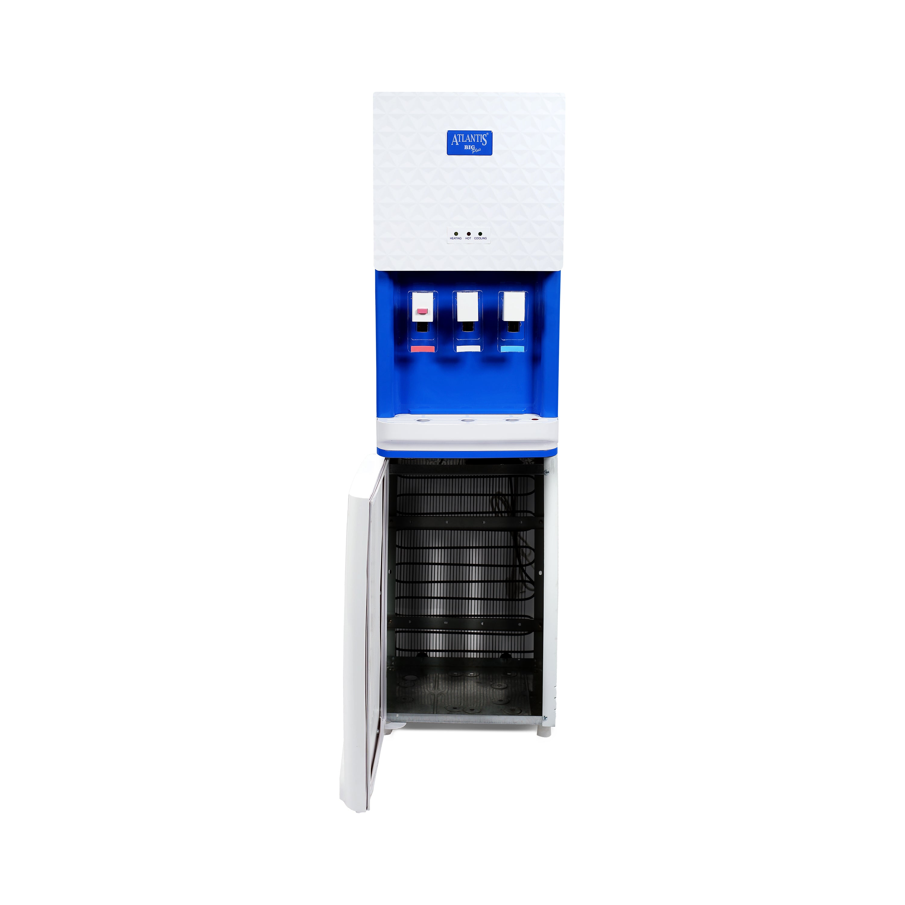 ATLANTIS BIG PLUS Floor Standing Water Dispenser - Available Space for RO Setup-3 Taps view 3
