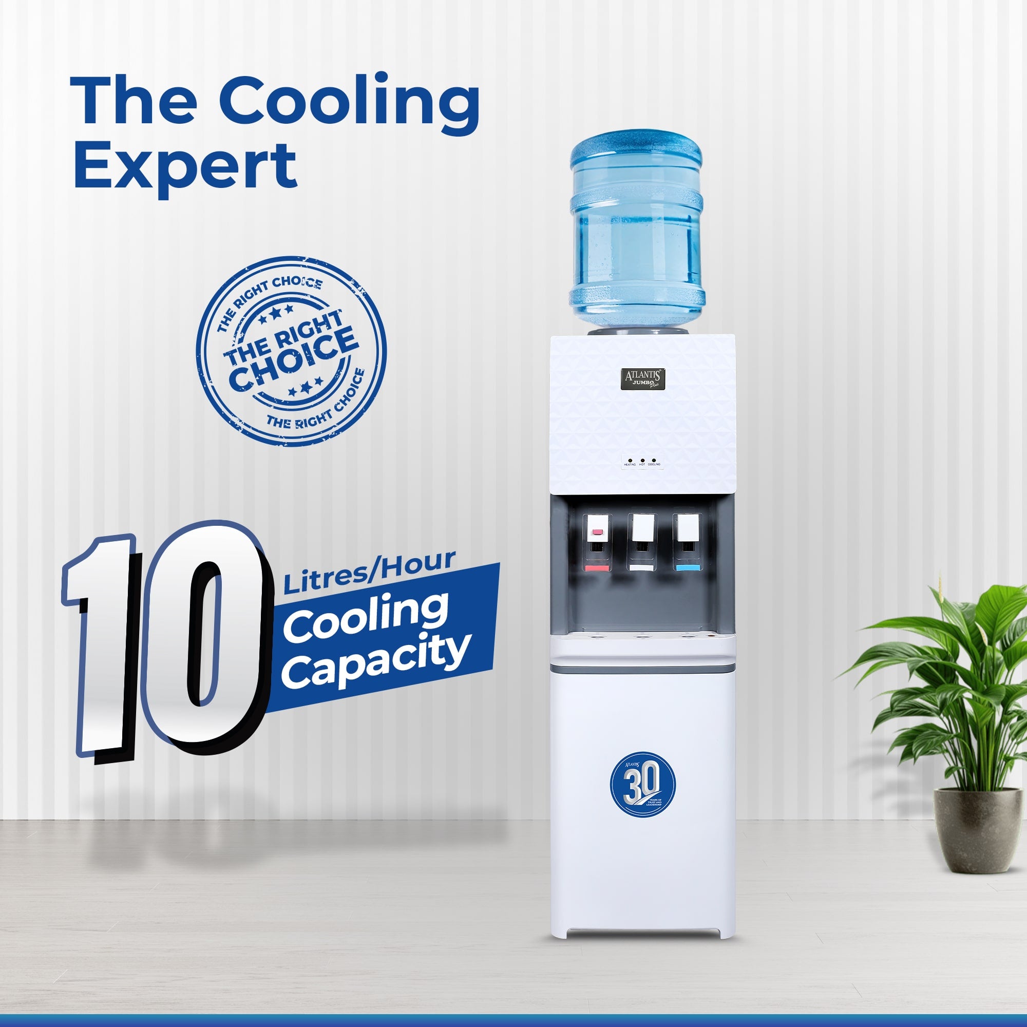 ATLANTIS JUMBO PLUS (Hot, Normal & Cold ) Floor Standing Water Dispenser view 2