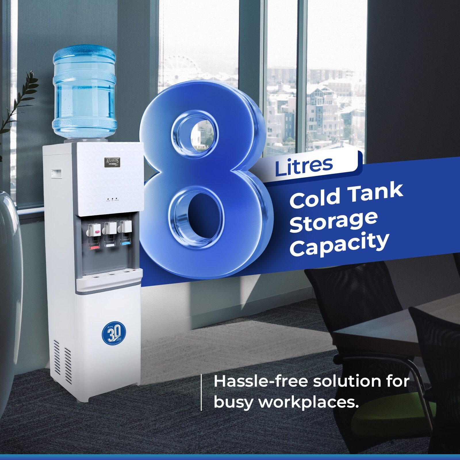 ATLANTIS JUMBO PLUS (Hot, Normal & Cold ) Floor Standing Water Dispenser view 4