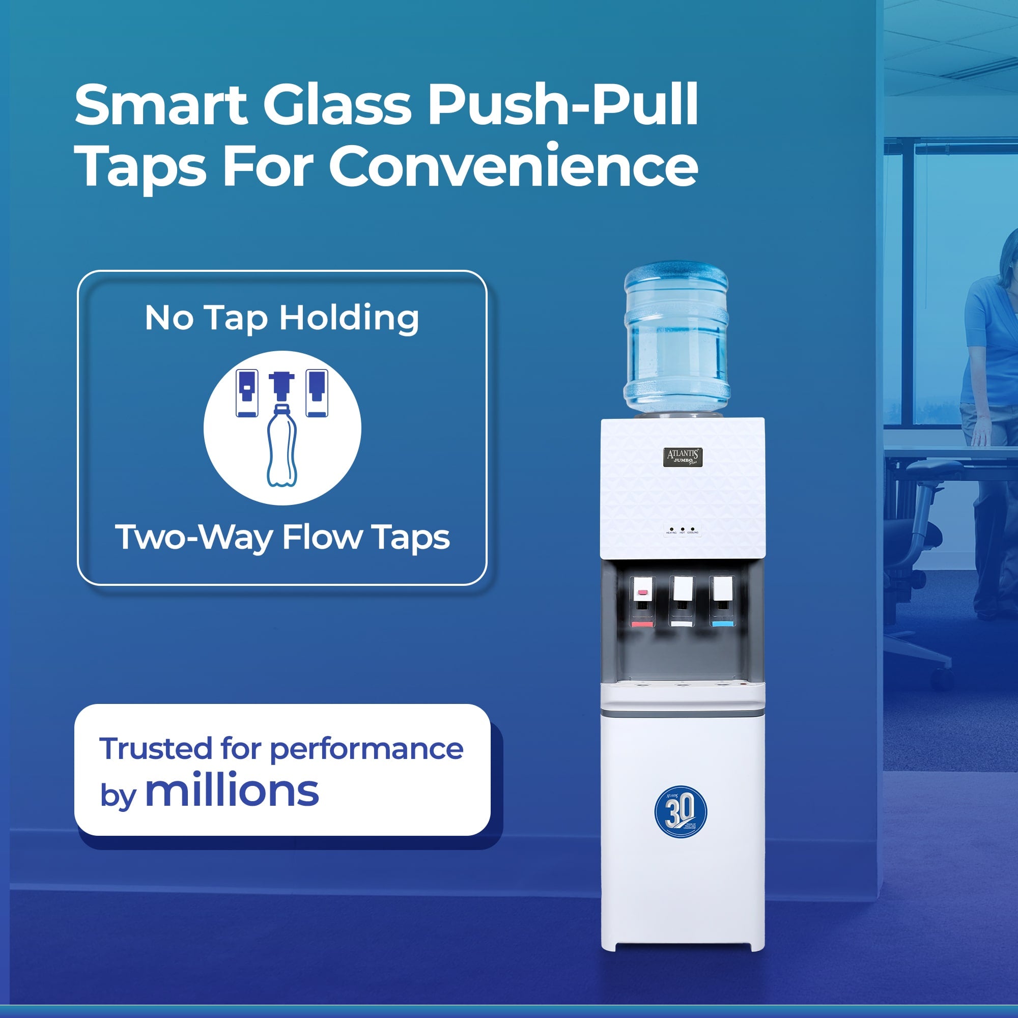 ATLANTIS JUMBO PLUS (Hot, Normal & Cold ) Floor Standing Water Dispenser view 7