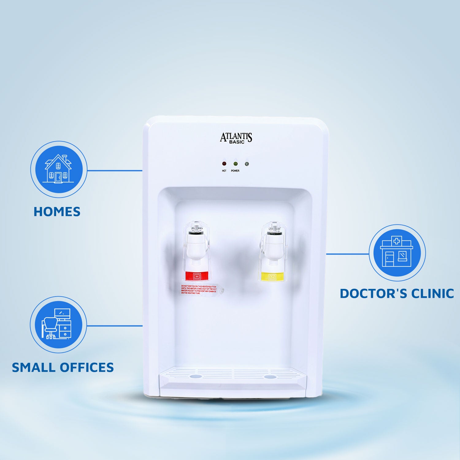 ATLANTIS BASIC Table Top Water Dispenser view 4