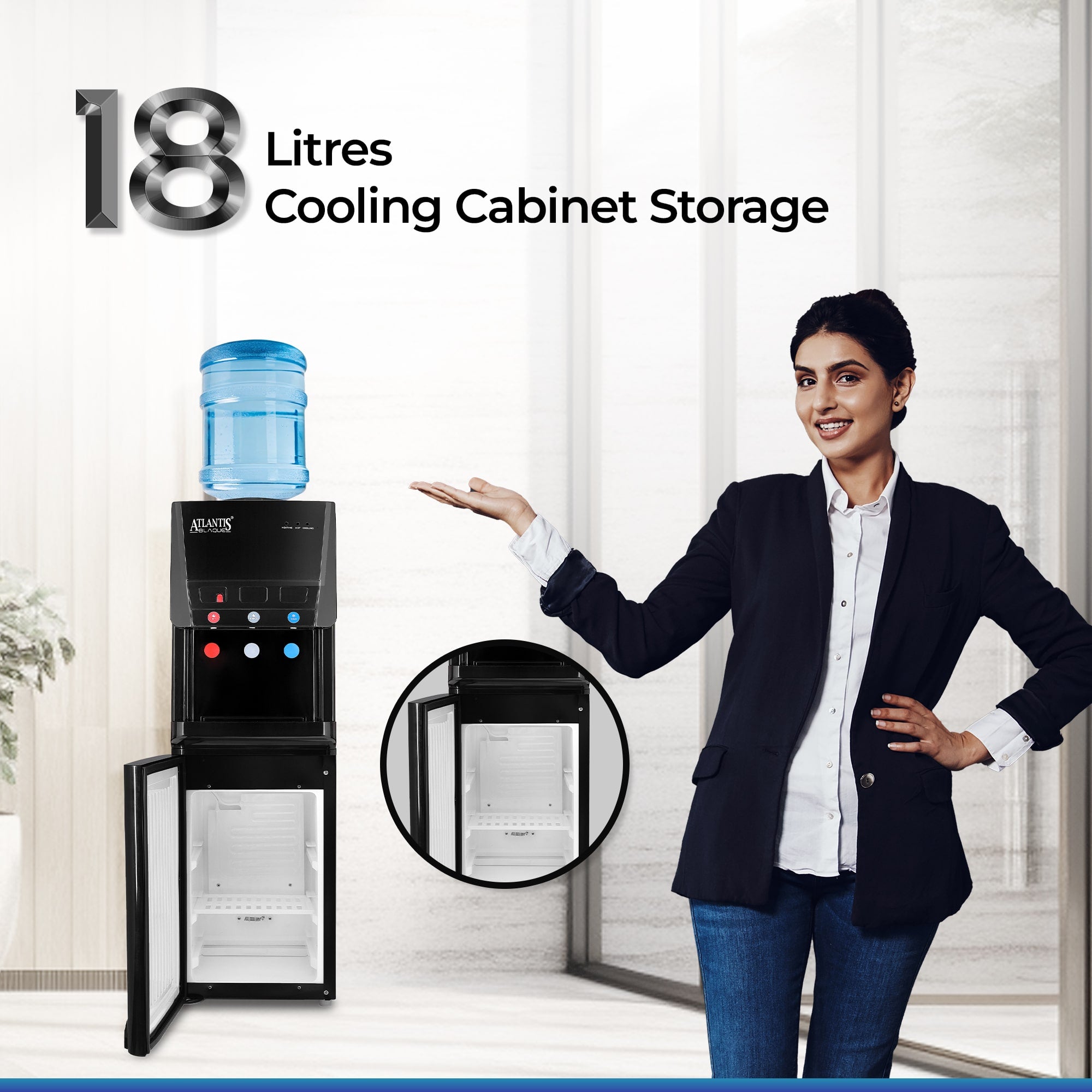 ATLANTIS BLAQUE 18L Cooling Cabinet view 7